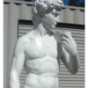 Detail Standbeeld David di Michelangelo Groot