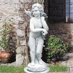 Tuinbeeld Cupido | Hoogte 105cm | &Oslash; 38cm | In 10 kleuren verkrijgbaar | 100% Italiaans