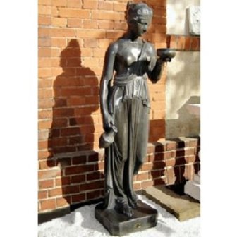 Standbeeld Ebe Zwart 165cm