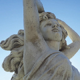 Detail Standbeeld Venere in Ginocchio