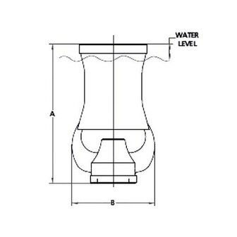 Tekening Mondstuk Geiser 3/4"F