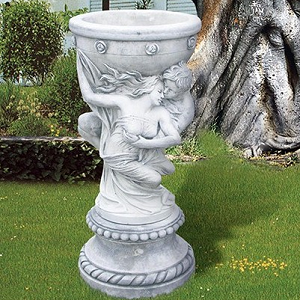 Bloempot Cupido en Psyche