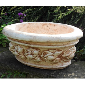 Ovale Plantenbak Terracotta