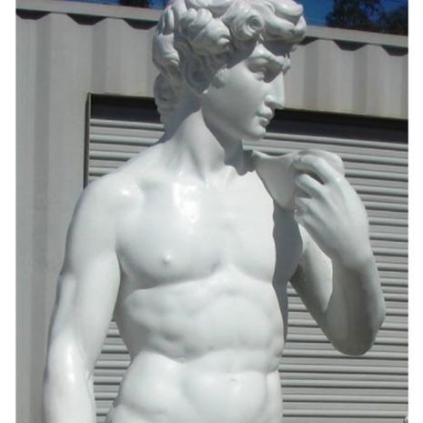 Detail Standbeeld David di Michelangelo Groot
