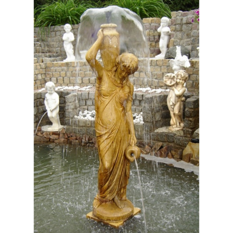Fontein met Standbeeld Fanciulla con Brocca