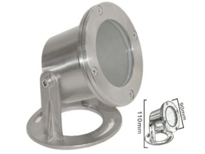 Lichtspot LED 3W Roestvrij staal - puur wit (Art. FL03)