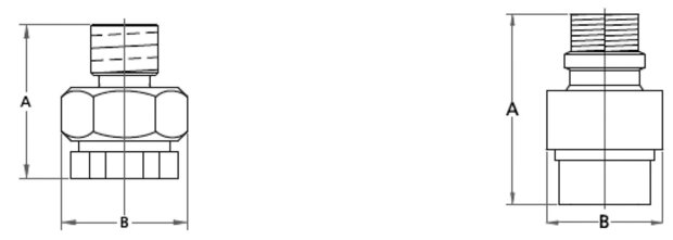 Verchroomde kogelgewricht 1/2"