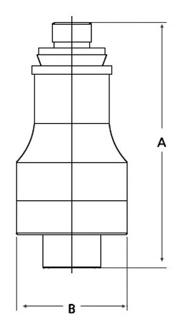 Tekening Spuitstuk Biancaneve 1"F (UG21)