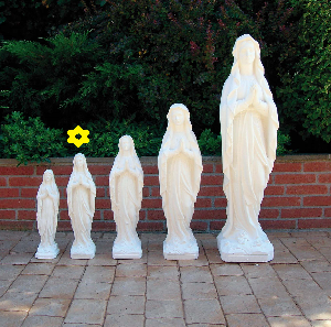 Madonna Lourdes H.50cm Standbeeld - Art. 571/E