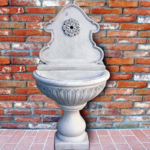 Fiorenza H.146x77x46cm Muurfontein Bloem Waterbak Fontana a Muro- Art. 013