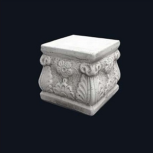 Margherita H.20x18x18cm Vierkante Sokkel Base - Art.660