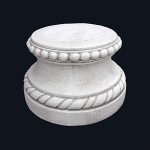 Azio H.34cm-Ø50/40cm Ronde Sokkel Basamento - Art. 662