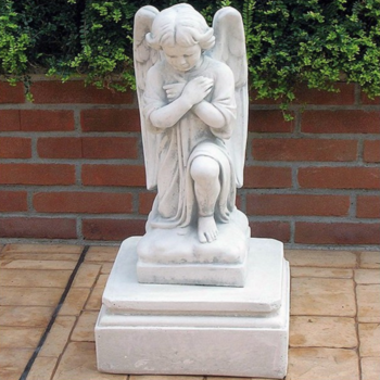 Engel in gebed H.54cm Standbeeld - Art. 582