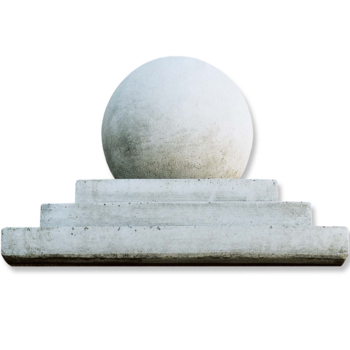 Piramide Bol H.42x54x54cm Kapiteel - Art. 961