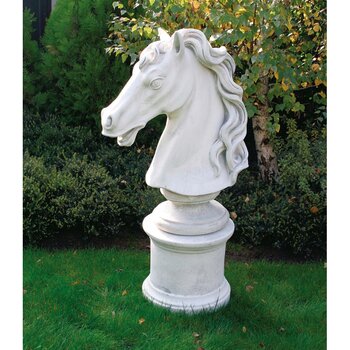 Paardenhoofd - H.90cm - Tuinbeeld - Art. 623