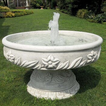 Taormina H.70cm - Ø125cm Tuinfontein Bloemdecoratie Geiser - Art. 2196