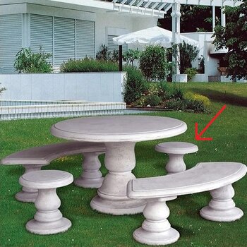 Kruk Maniva H.43cm Ø42cm - Art. 853