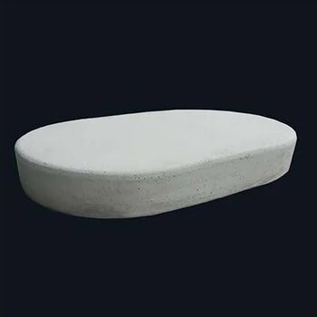 Mauritania H.9,5x76x50cm Ovale Sokkel Base - Art. 679