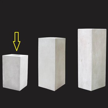 Zen H.40x25x25cm Sokkel Colonnetta - Art. 723