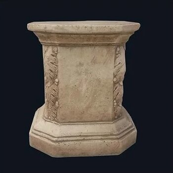 Trequanda H.40x34x34cm Achthoekige Sokkel Base - Art. 666