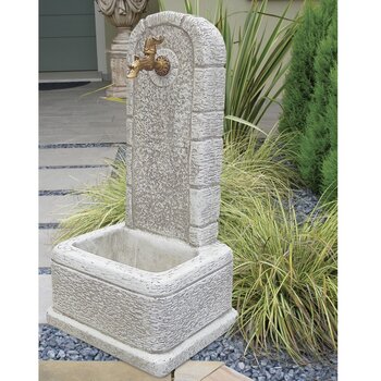 Greta H.83x41x37cm Fontein Fontana Muur - Art. 056