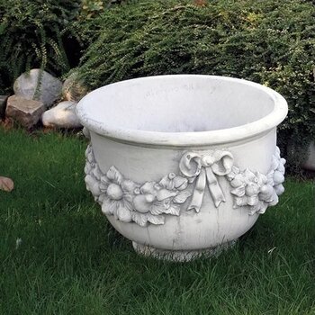 Gran Duca  H.49-Ø58cm Bloempot met strik Vaso - Art. 261