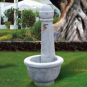 Cortina H.106x54cm Fontein Ronde waterbak Fontana Muur - Art. 060